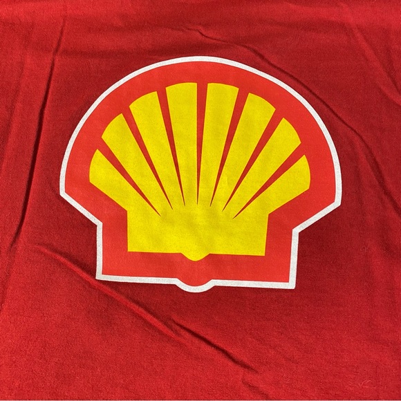 Ferrari Official Shell V- Power Red T-Shirt Men’s Size Large - Picture 6 of 8